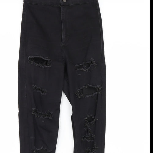 Topshop Womens Black   Skinny Jeans Size 26 in L30 in