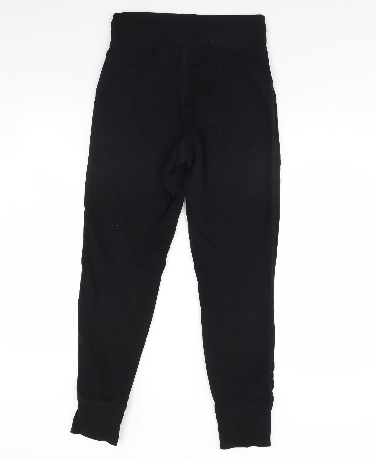 H&M Womens Black   Jogger Trousers Size S L29 in