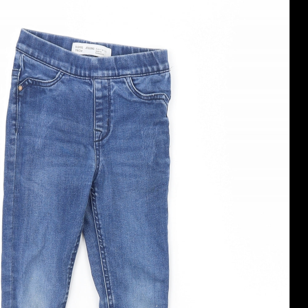 Denim & Co. Girls Blue   Skinny Jeans Size 5 Years