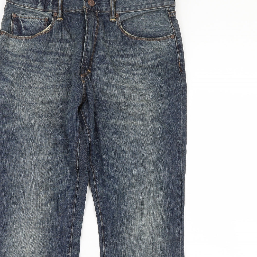 Gap Mens Blue  Denim Straight Jeans Size 34 in L30 in