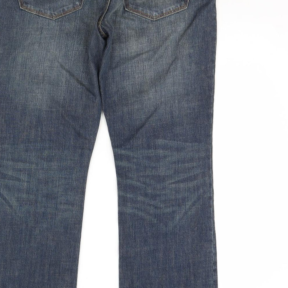 Gap Mens Blue  Denim Straight Jeans Size 34 in L30 in