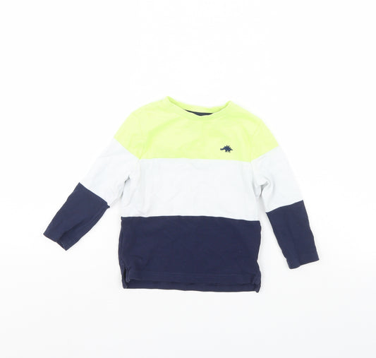 F&F Boys White   Pullover Sweatshirt Size 2 Years