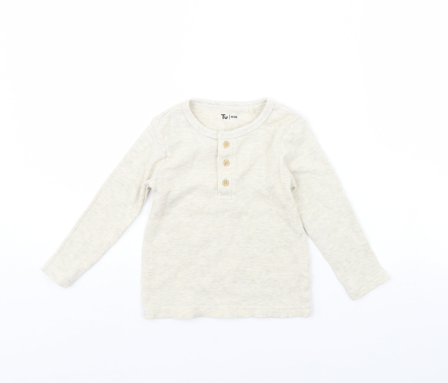 TU Boys Beige   Pullover Jumper Size 2 Years