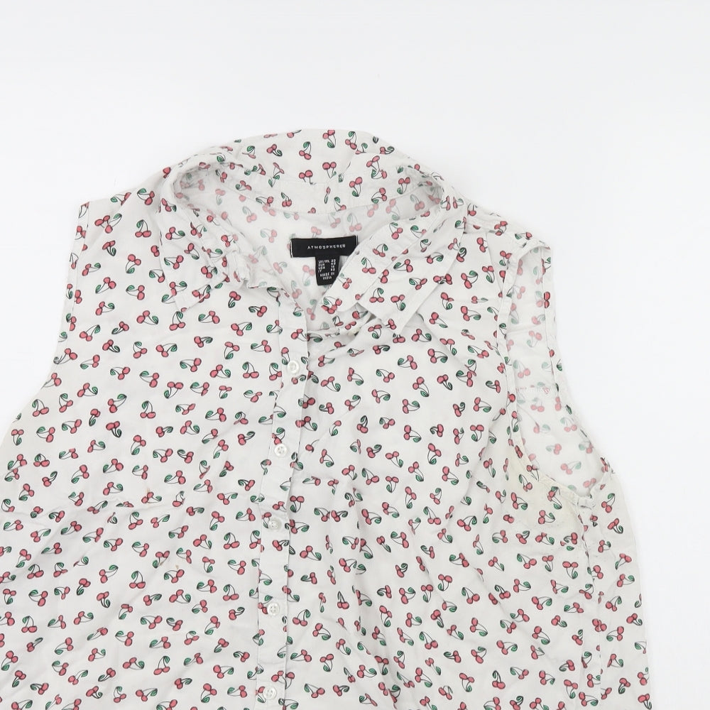 Atmosphere Womens White   Basic Button-Up Size 20