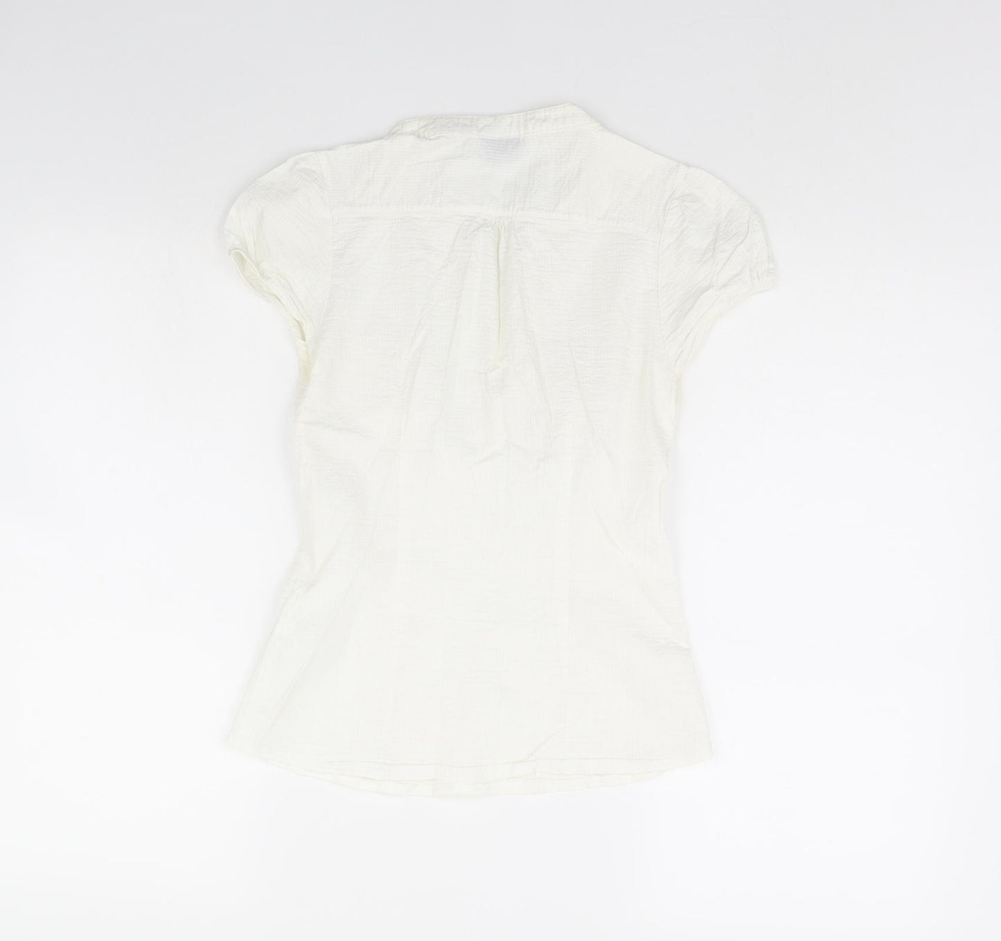 h*M Womens White   Basic Blouse Size 8