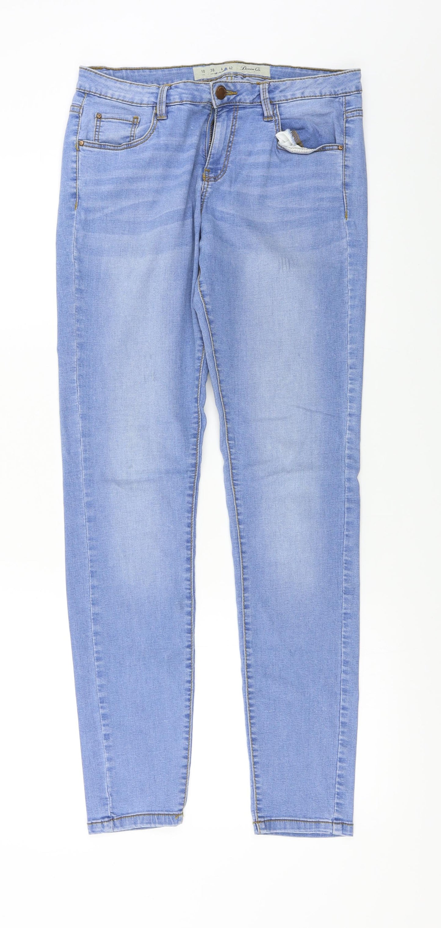 denim co Womens Blue   Skinny Jeans Size 10 L25 in