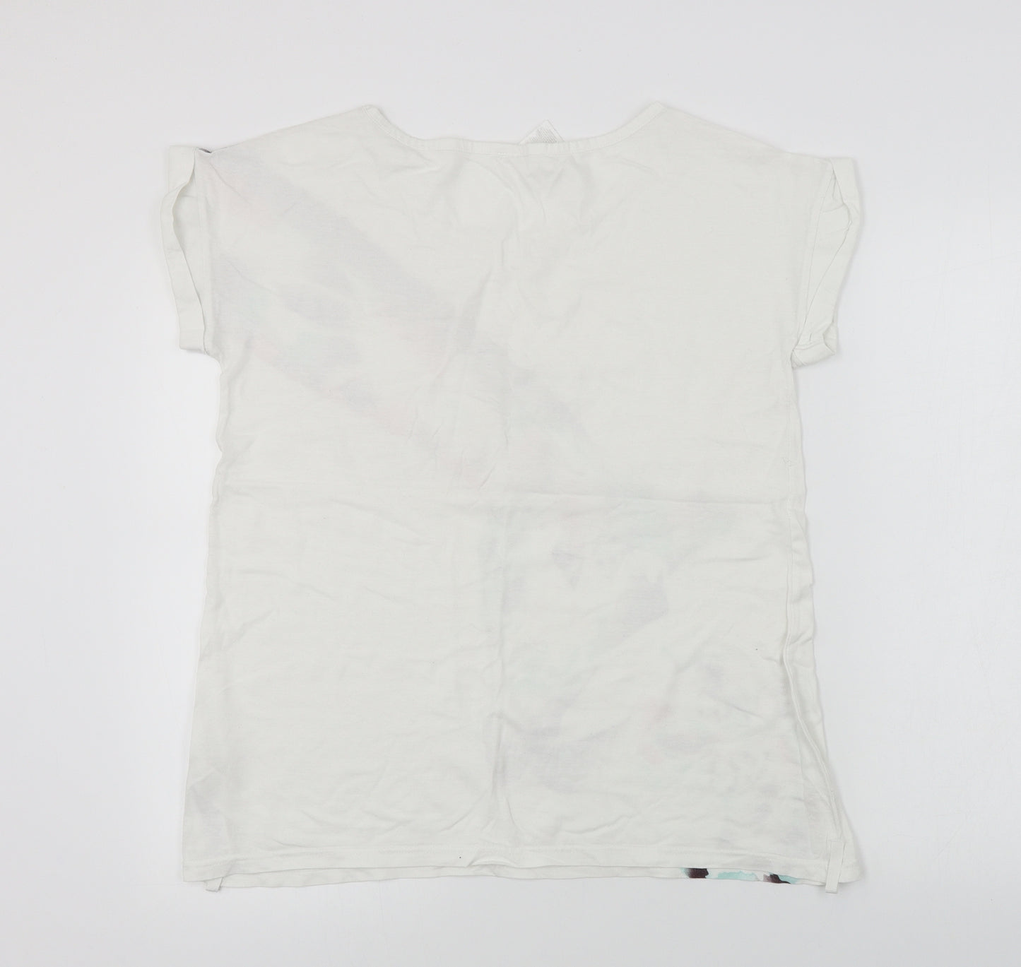 Avon  Womens White   Basic T-Shirt Size 10