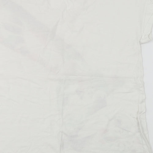 Avon  Womens White   Basic T-Shirt Size 10