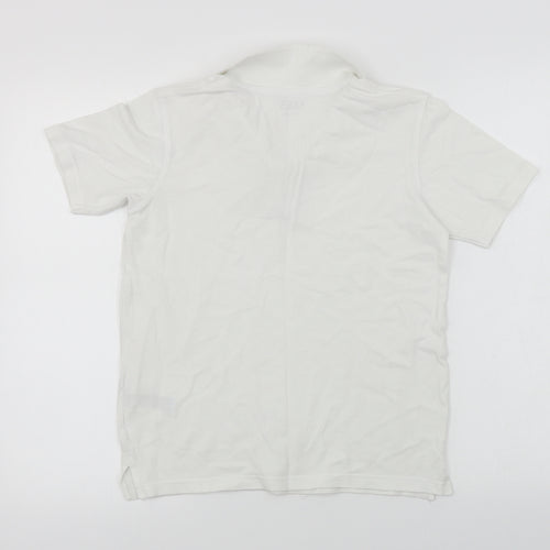 Marks and Spencer  Girls White   Basic Polo Size 10-11 Years