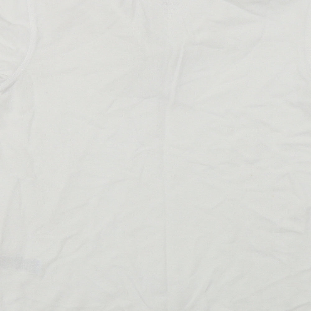 Marks and Spencer  Girls White   Basic Polo Size 10-11 Years