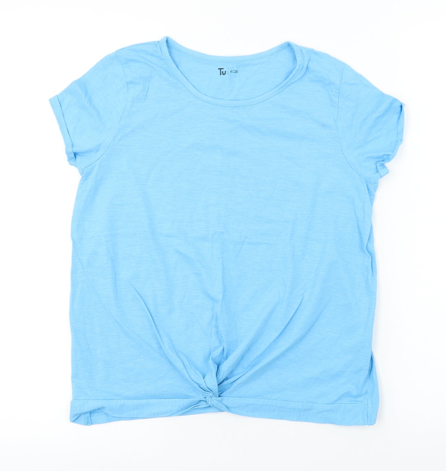 TU Boys Blue   Basic T-Shirt Size 13 Years