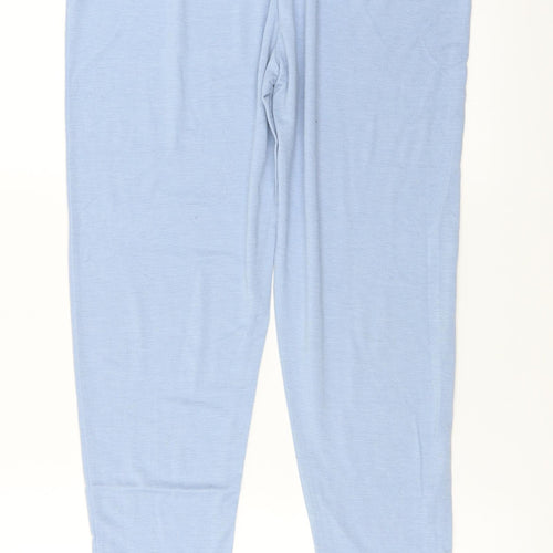 Boohoo  Womens Blue   Trousers  Size 12 L23 in