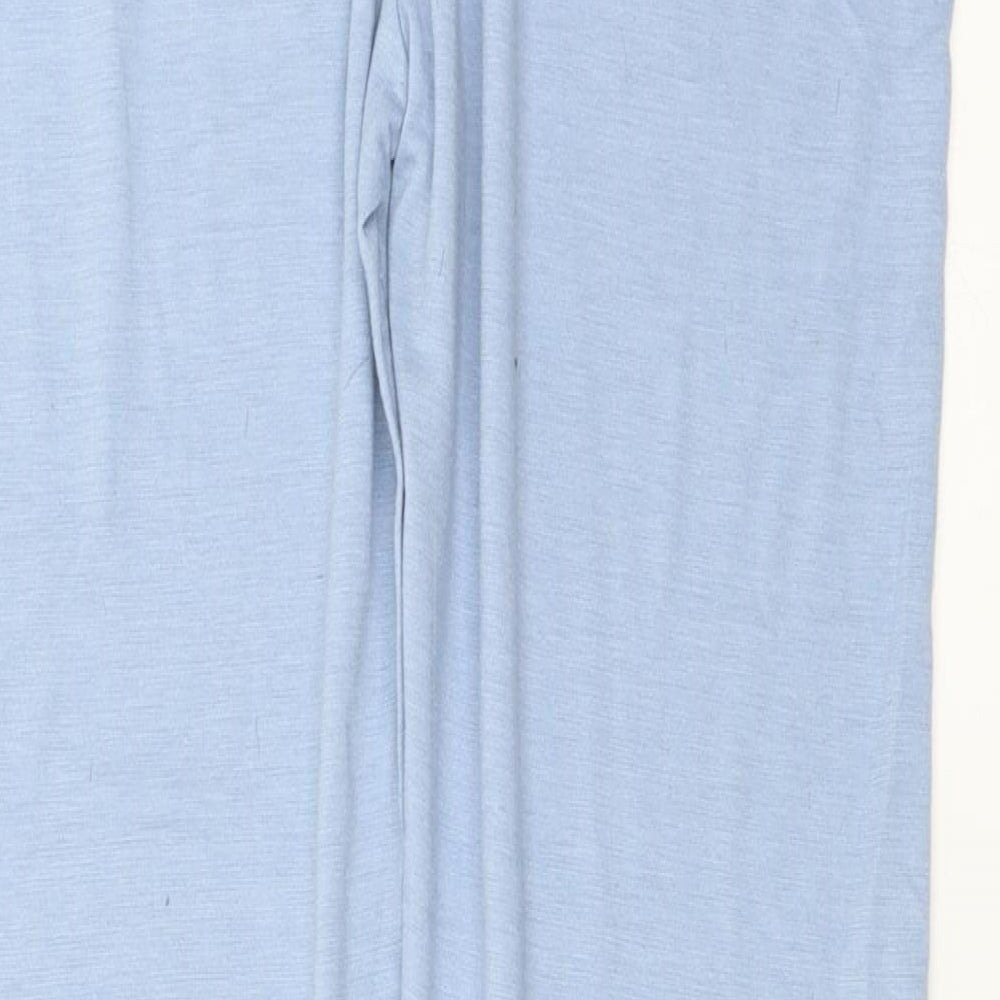 Boohoo  Womens Blue   Trousers  Size 12 L23 in