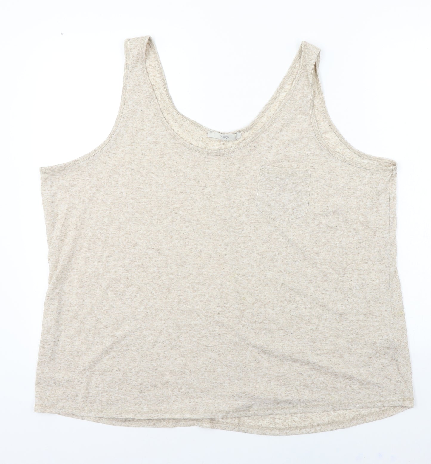 George  Womens Beige   Basic T-Shirt Size 24