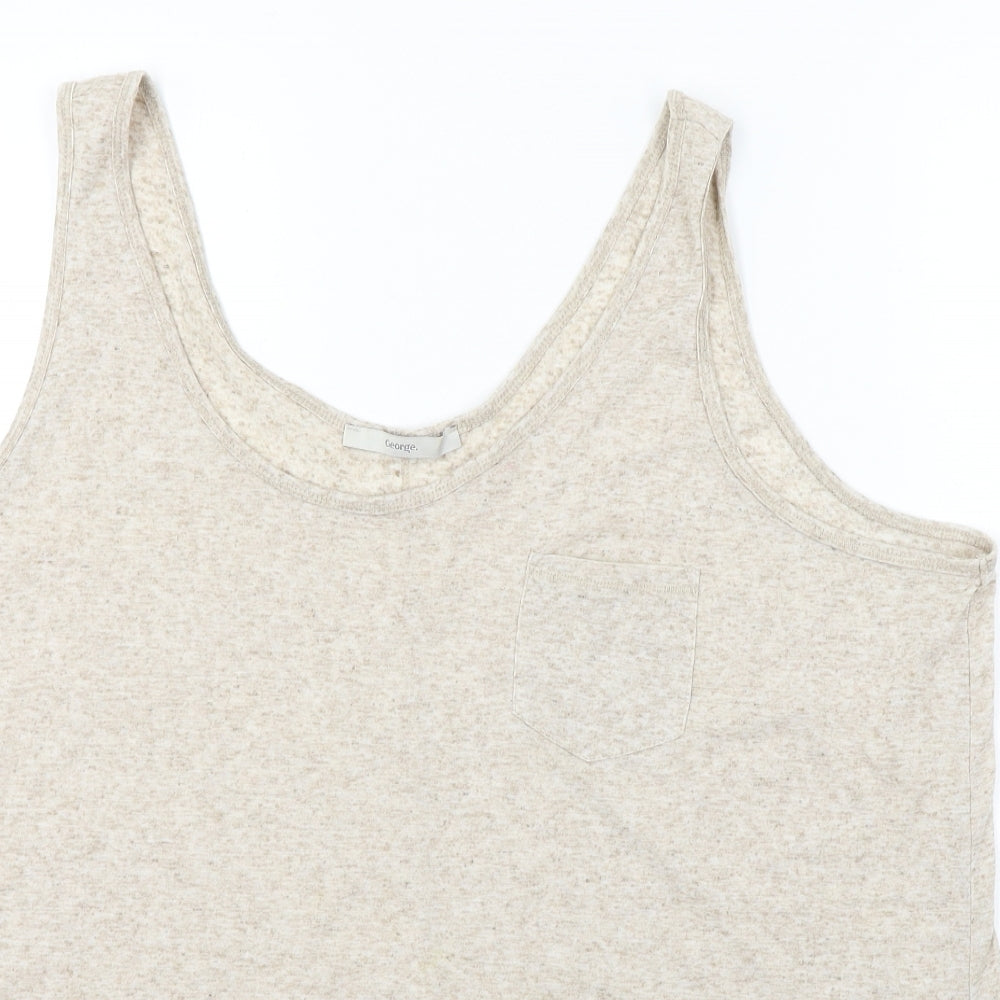 George  Womens Beige   Basic T-Shirt Size 24
