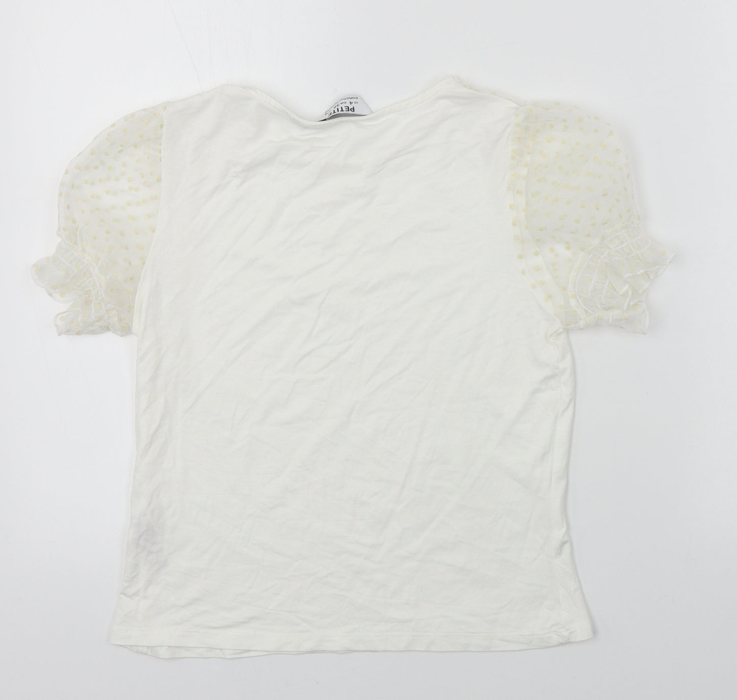 Dorothy Perkins  Womens White   Basic T-Shirt Size 8