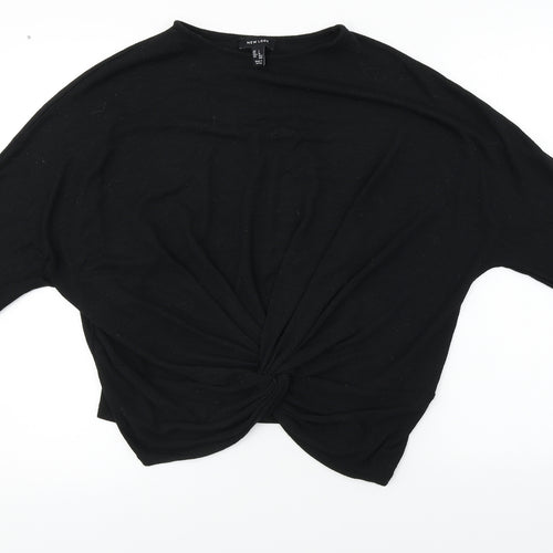 New Look  Womens Black   Basic T-Shirt Size L