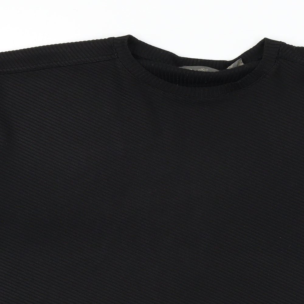 Bruno  Womens Black   Basic T-Shirt Size L