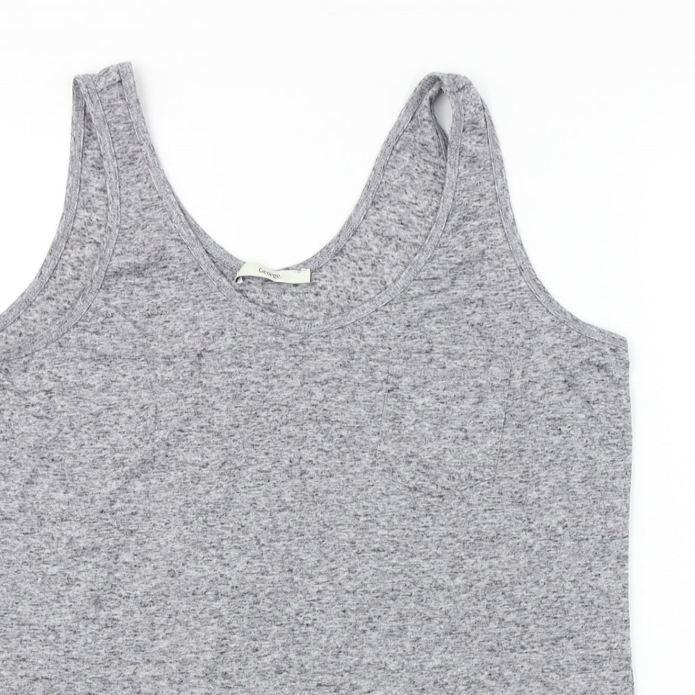 George  Womens Grey   Basic T-Shirt Size 16