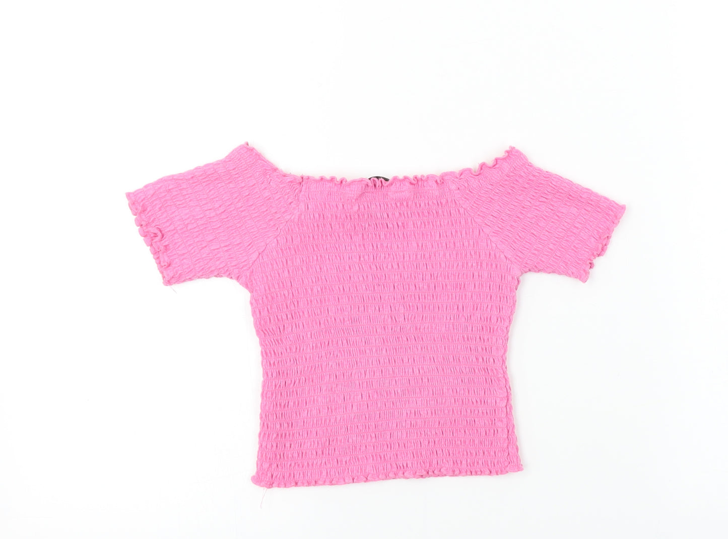 Primark  Girls Pink   Basic T-Shirt Size 6-7 Years