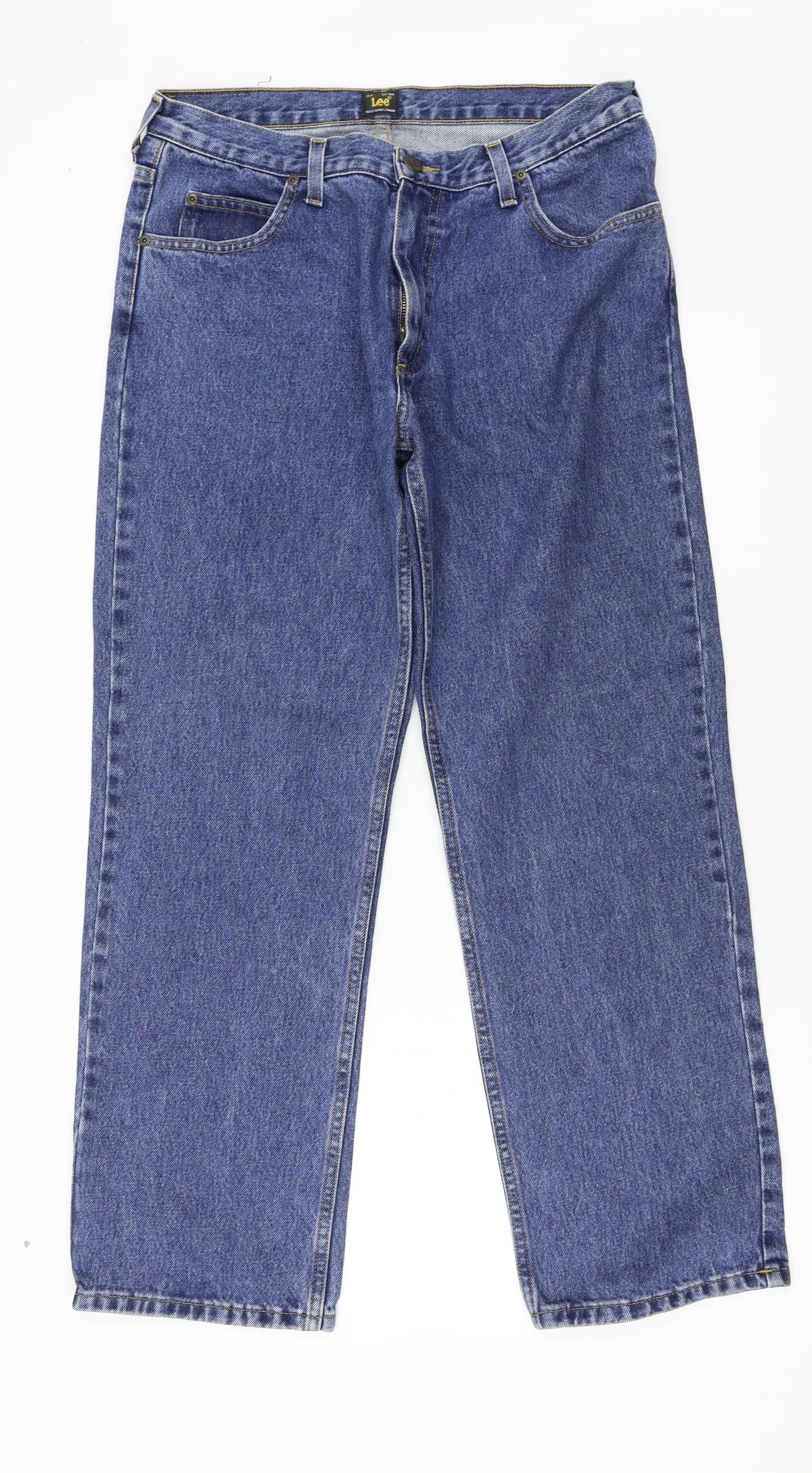 Lee Mens Blue   Straight Jeans Size 34 in L26 in