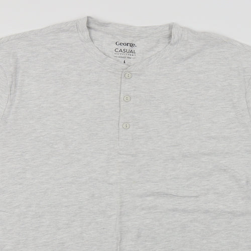 George  Mens White    T-Shirt Size L