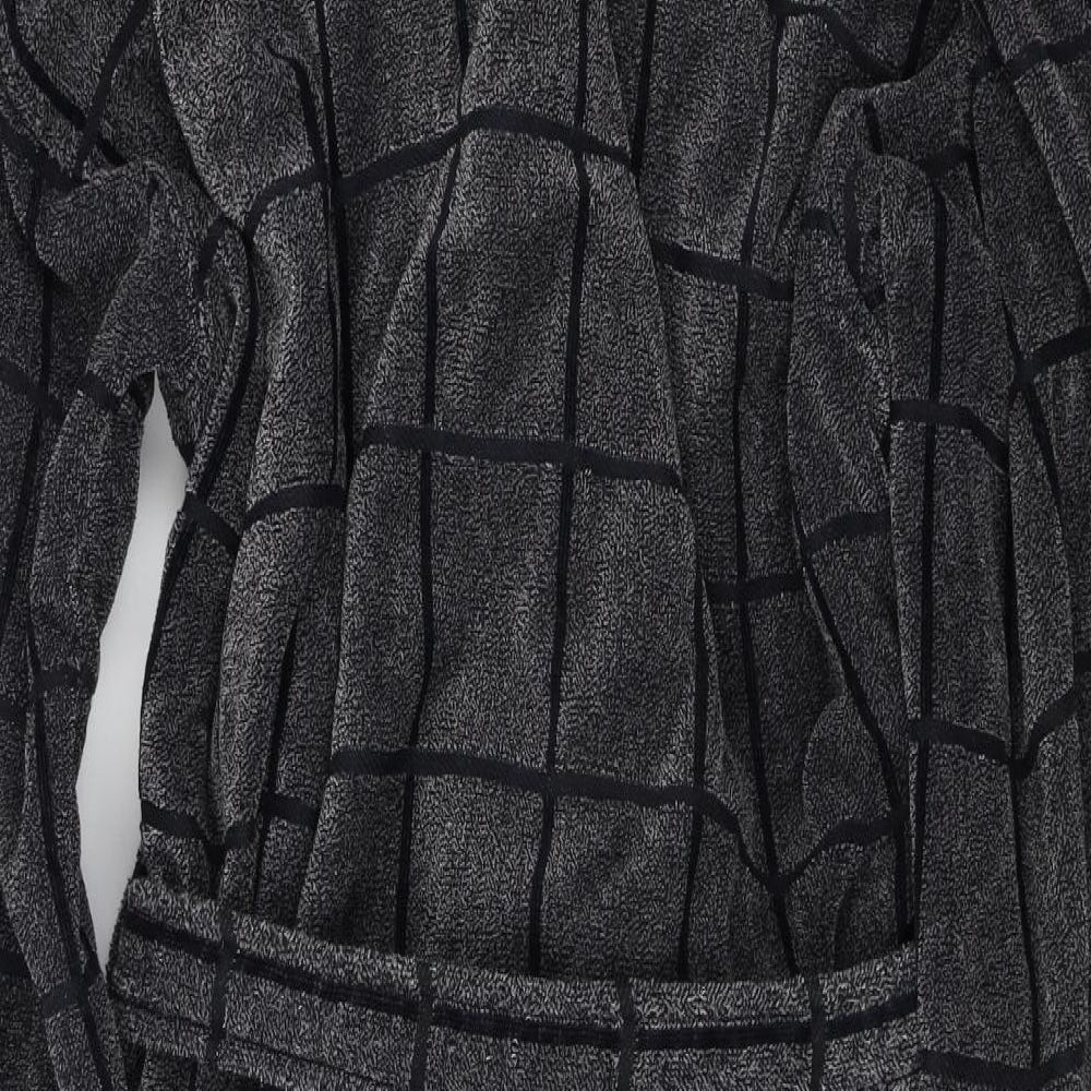 RJR.John Rocha  Mens Grey Check   Gown Size L
