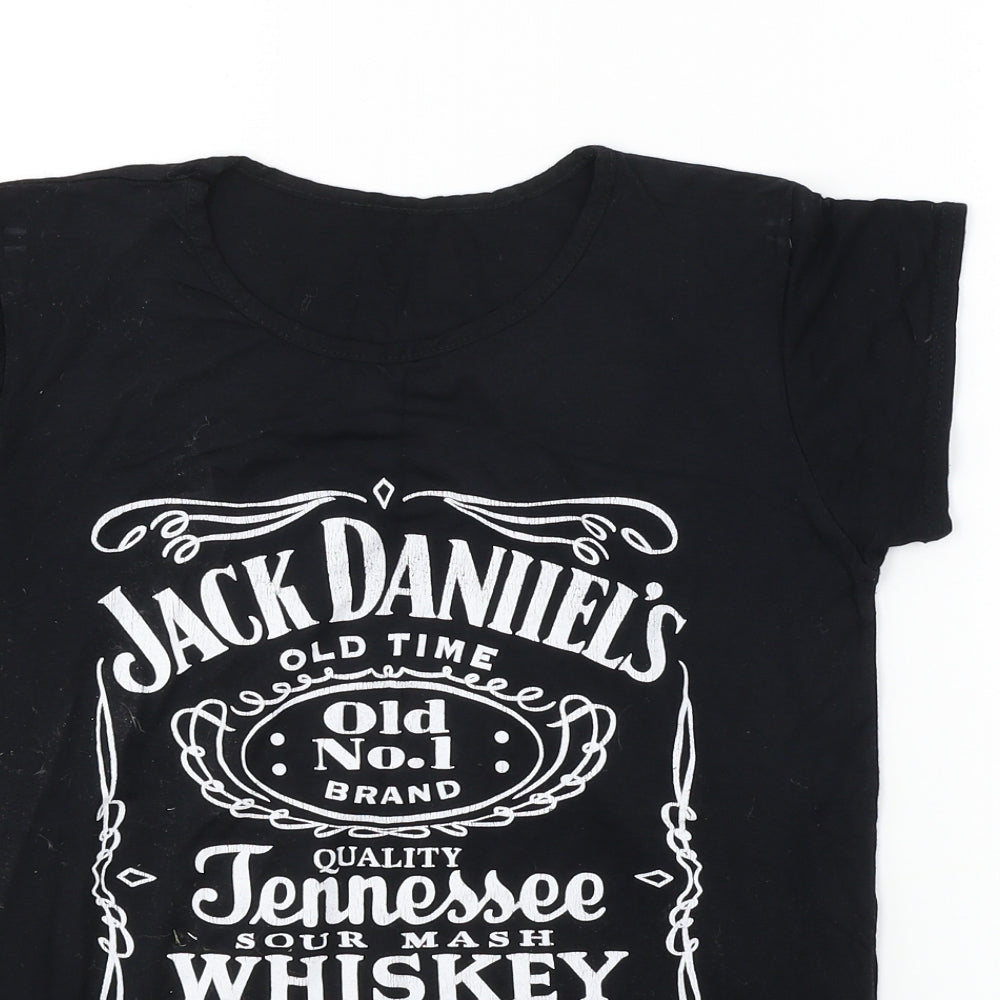 Preworn  Womens Black   Basic T-Shirt Size S