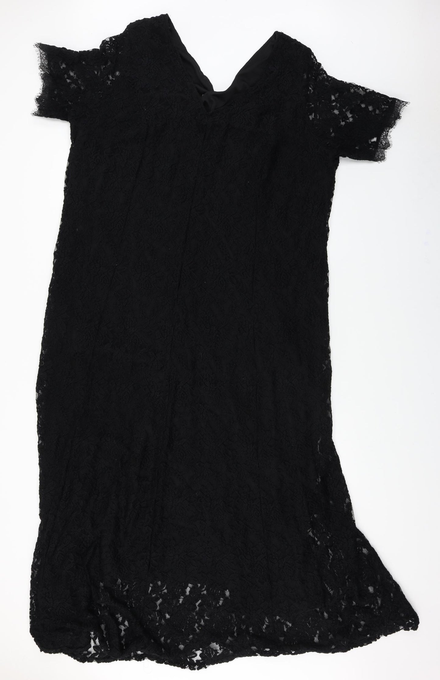 Joanna Hope  Womens Black Floral  A-Line  Size 32