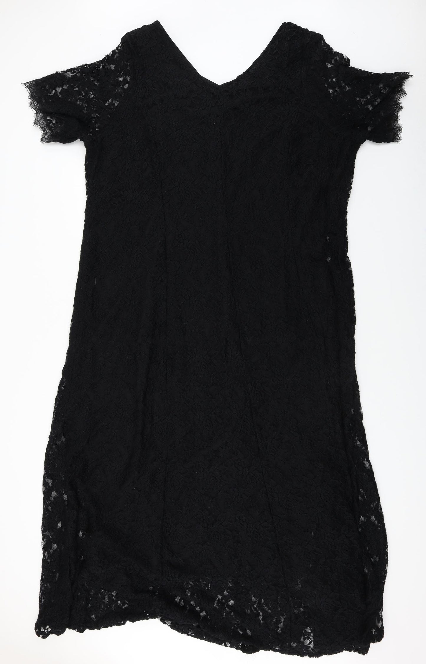 Joanna Hope  Womens Black Floral  A-Line  Size 32