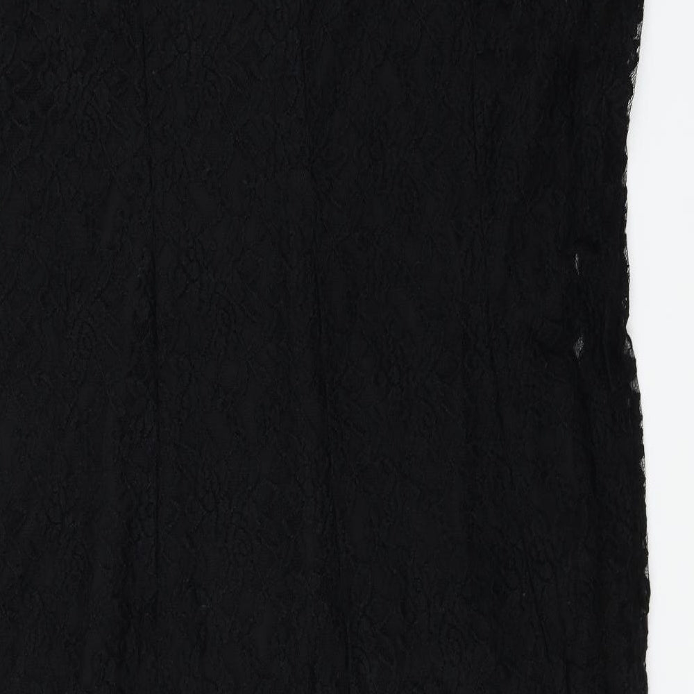 Joanna Hope  Womens Black Floral  A-Line  Size 32