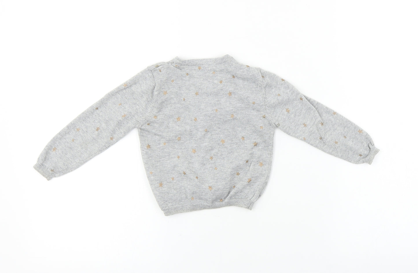 Primark  Girls Grey   Cardigan Jumper Size 12-18 Months
