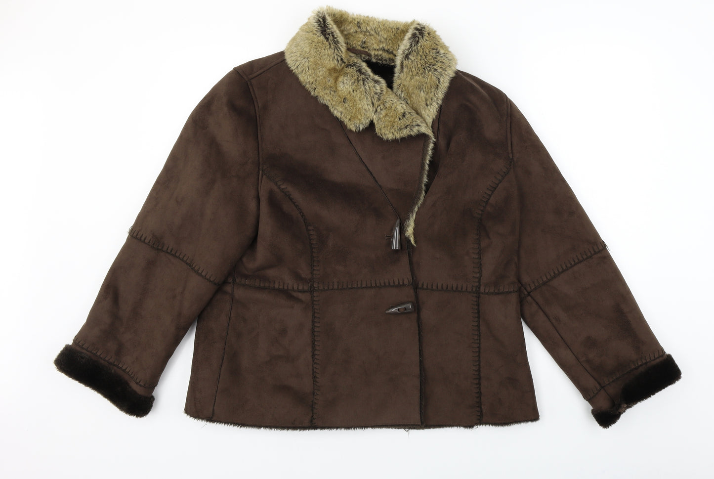 BHS Womens Brown   Jacket Coat Size 18