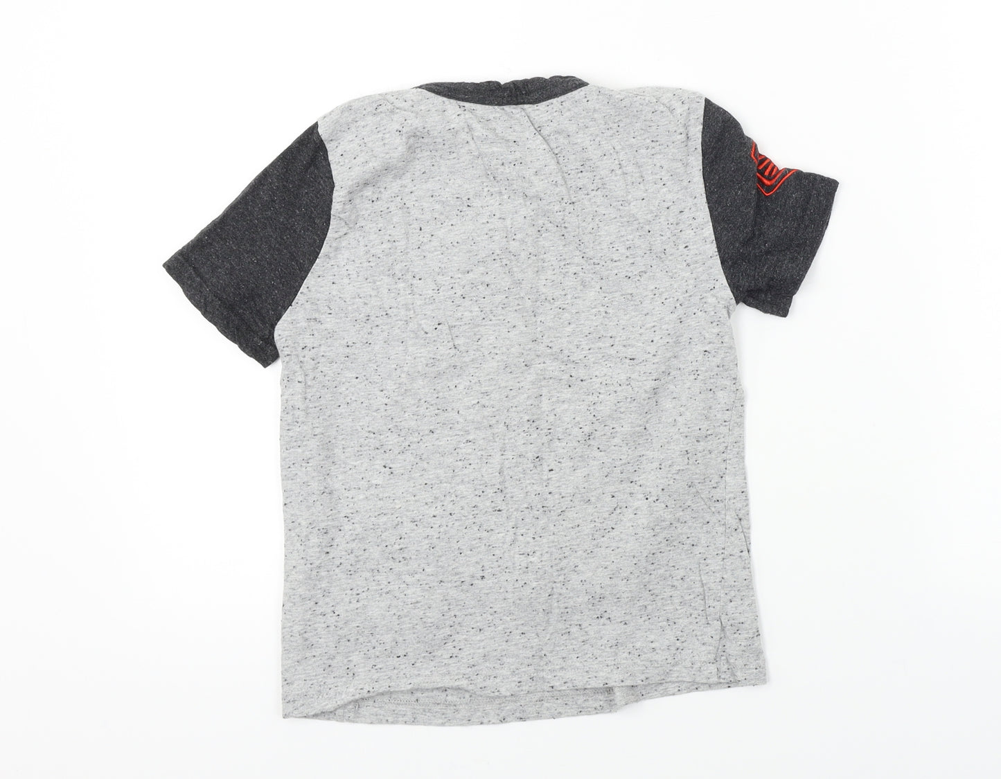Disney  Boys Grey   Basic T-Shirt Size 7-8 Years