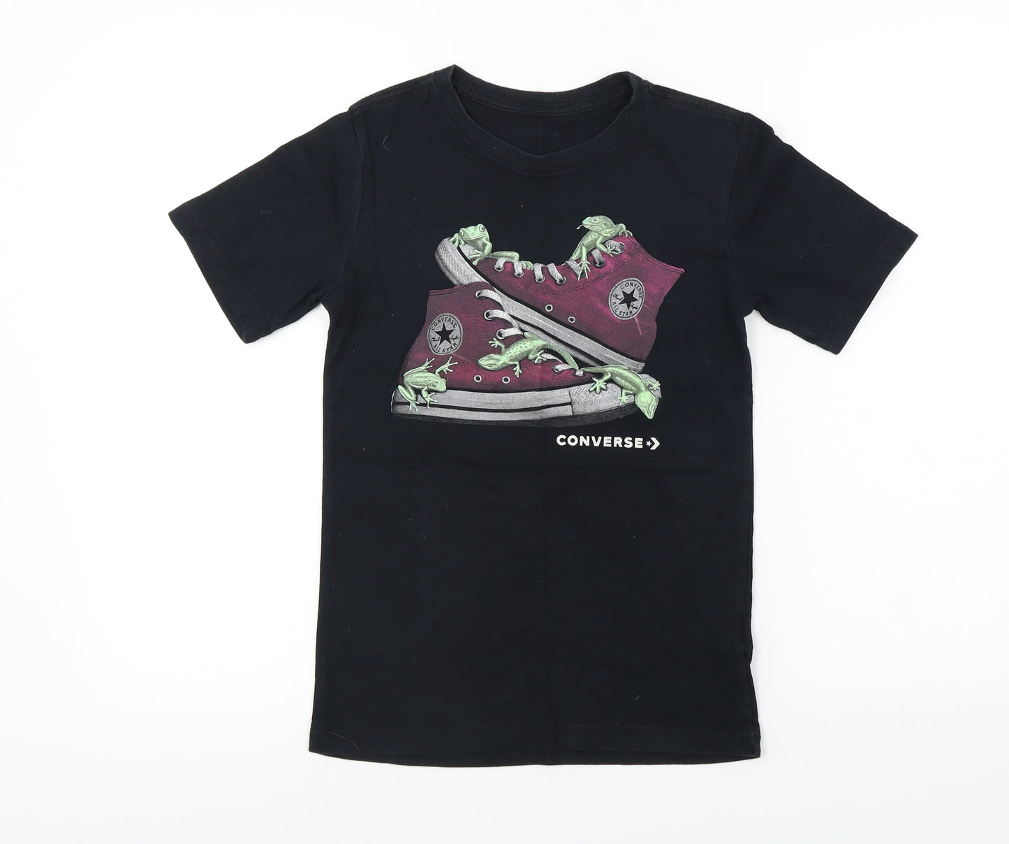 Converse  Boys Black   Basic T-Shirt Size 10-11 Years