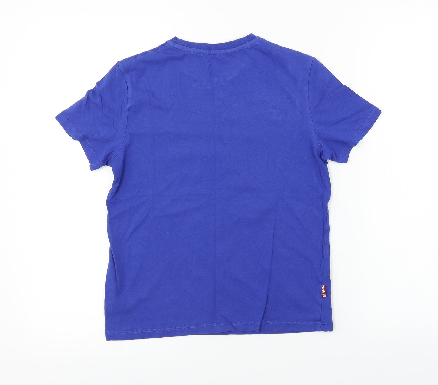 TRN Boys Blue   Basic T-Shirt Size 10-11 Years