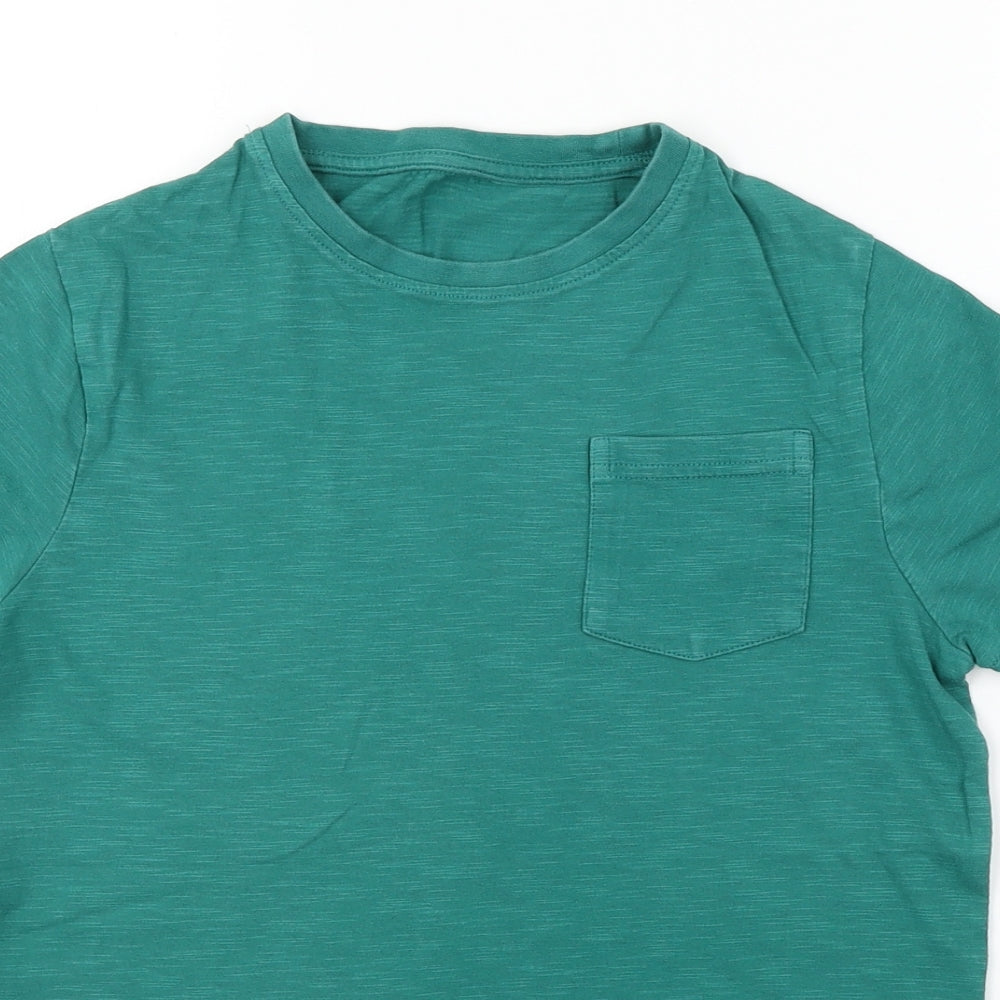 Marks and Spencer  Boys Green   Basic T-Shirt Size 10-11 Years