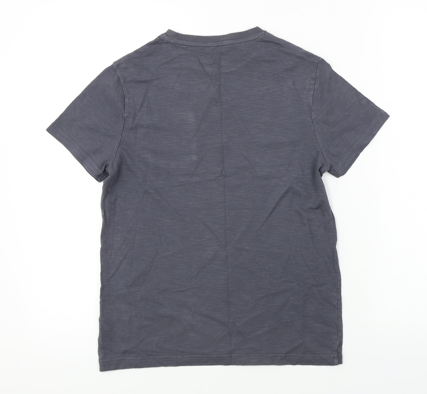 Marks and Spencer  Boys Grey   Basic T-Shirt Size 10-11 Years