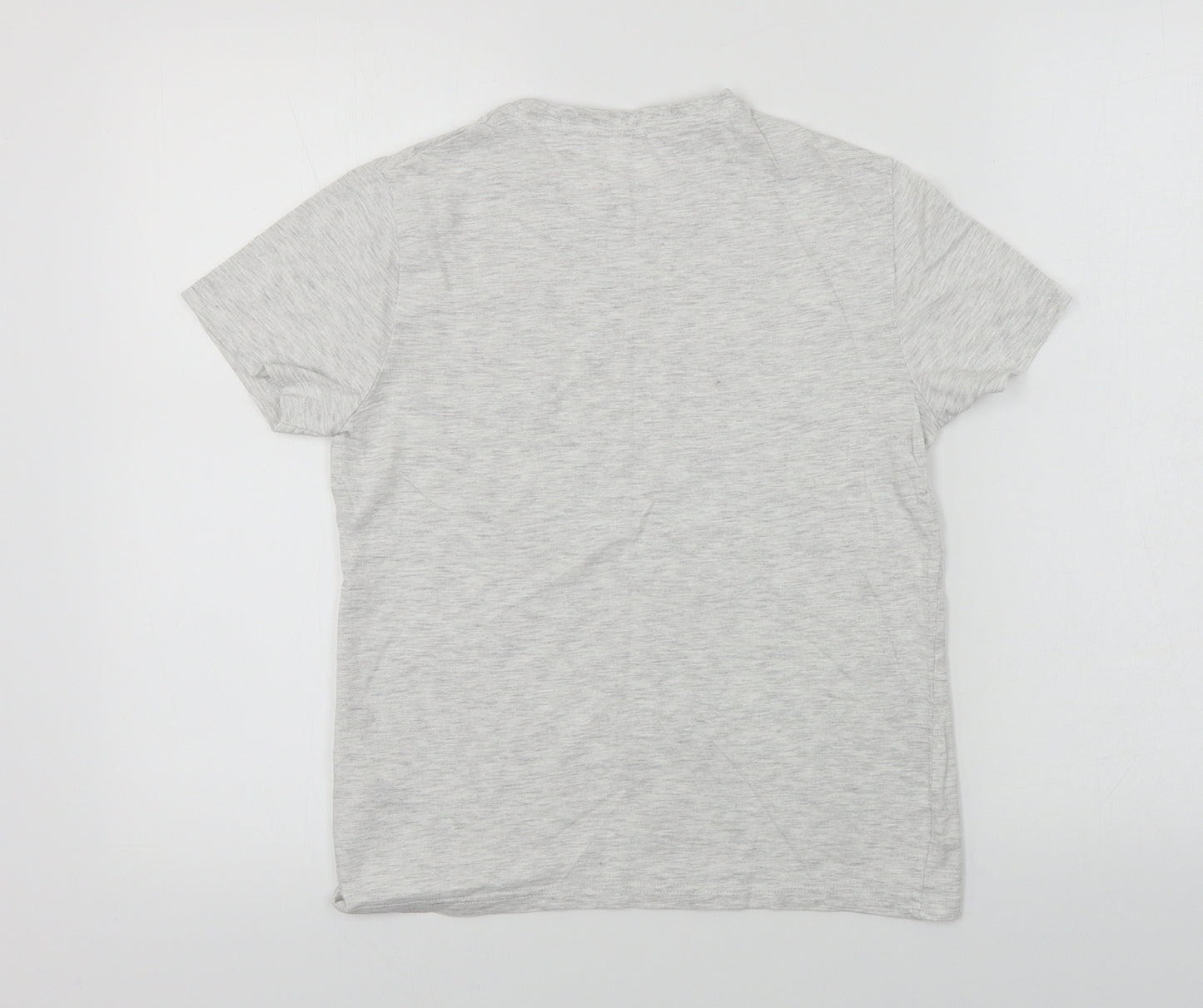 Marks and Spencer  Boys Grey Houndstooth  Basic T-Shirt Size 10-11 Years