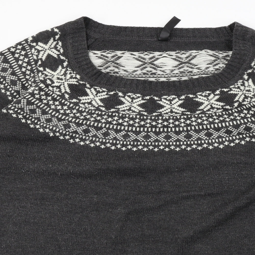 Preworn  Womens Grey   Pullover Jumper Size 26