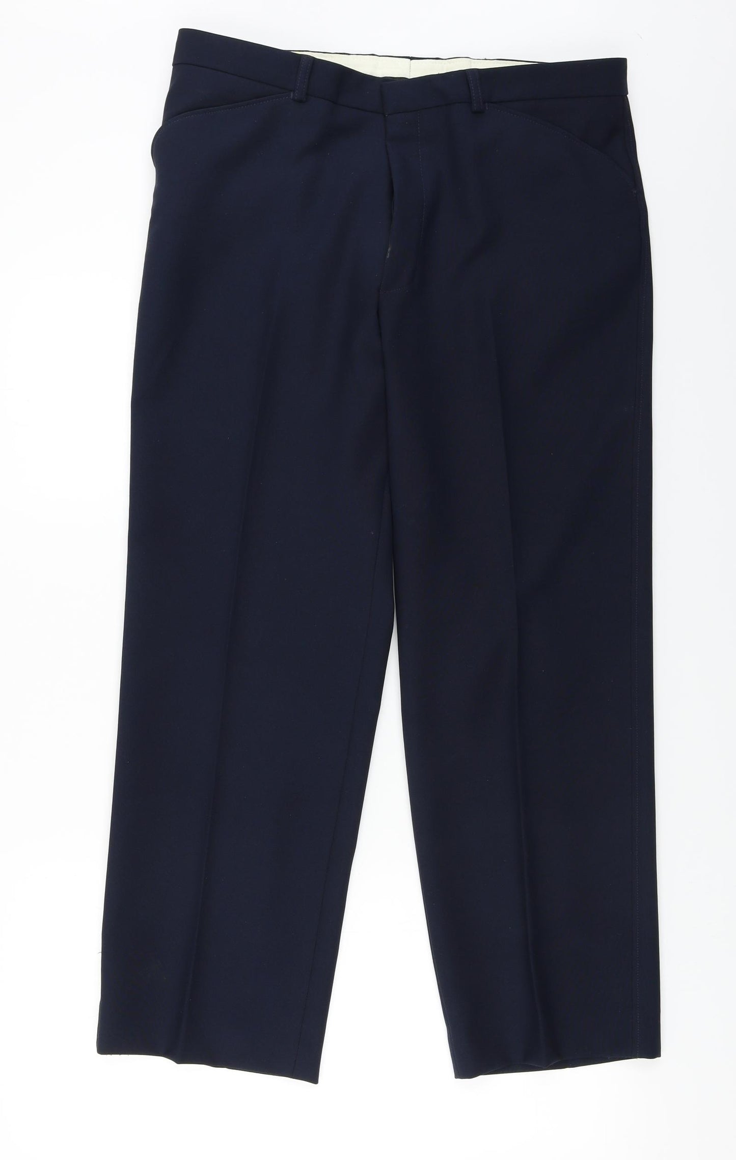 Farah  Mens Blue   Trousers  Size 34 in L27 in