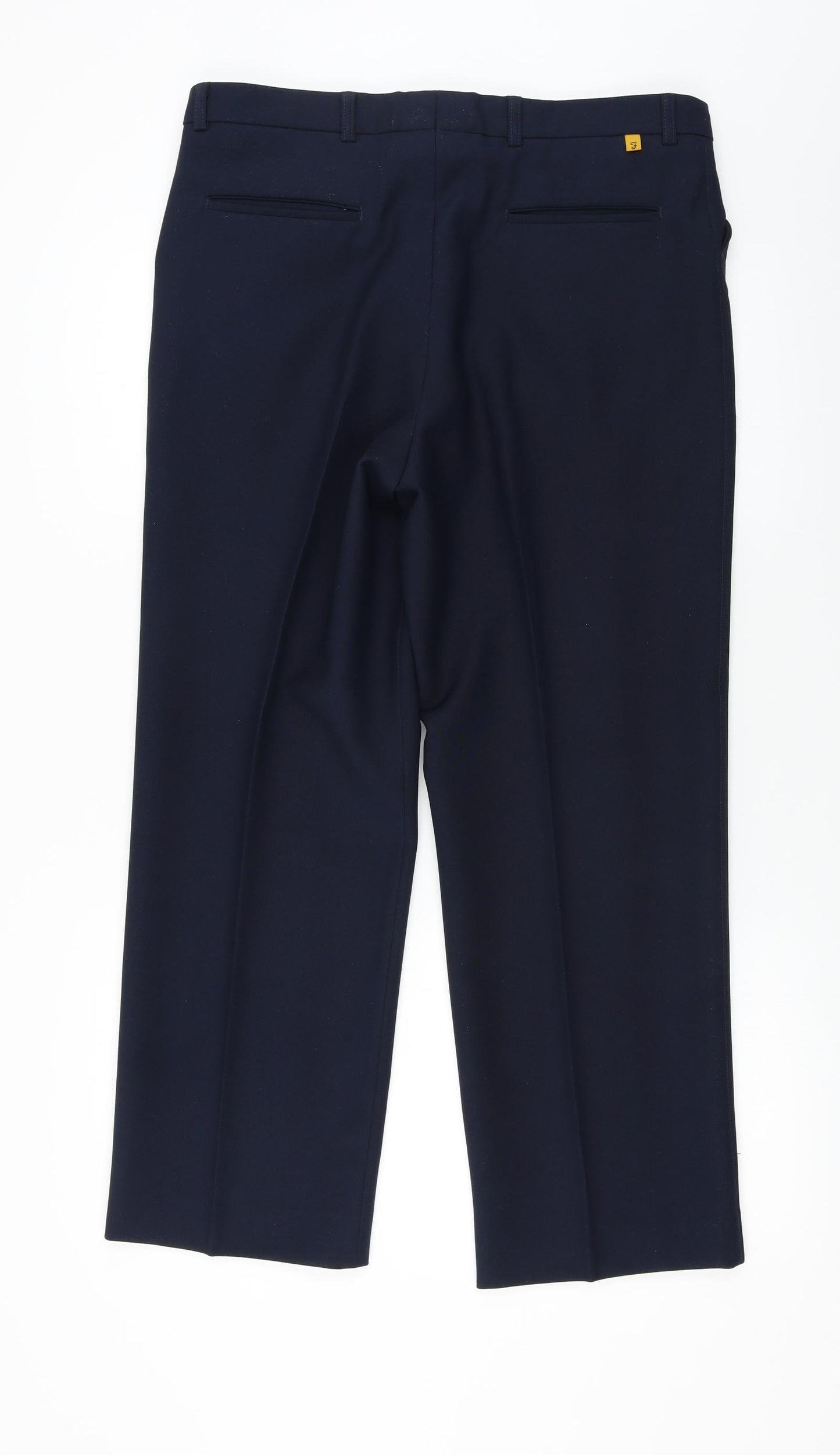 Farah  Mens Blue   Trousers  Size 34 in L27 in
