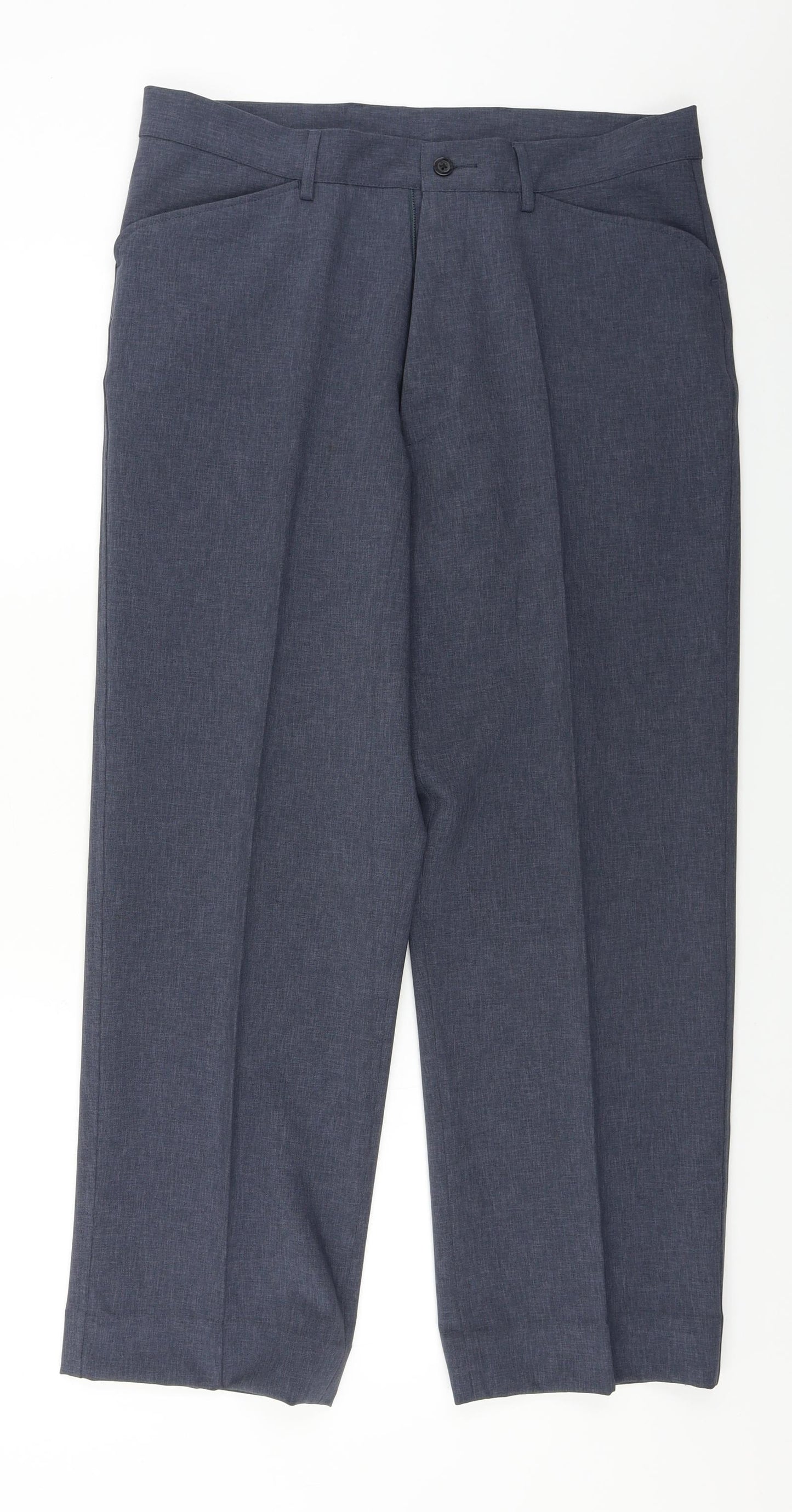 Farah  Mens Grey   Trousers  Size 34 in L29 in