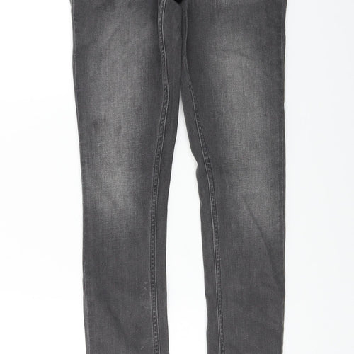 Saxon  Womens Grey   Skinny Jeans Size 28 in L32 in