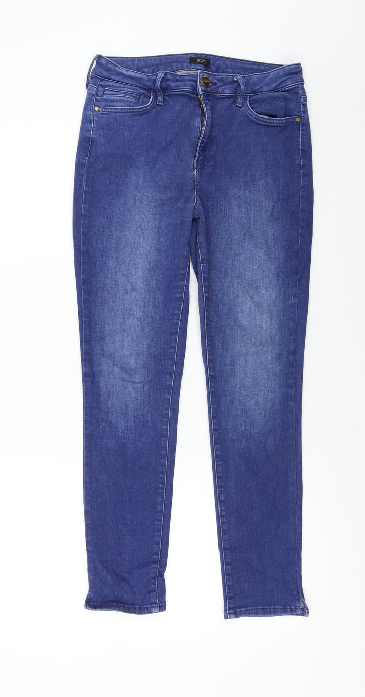 F&F Womens Blue Skinny Jeans Size 28 in L25 in