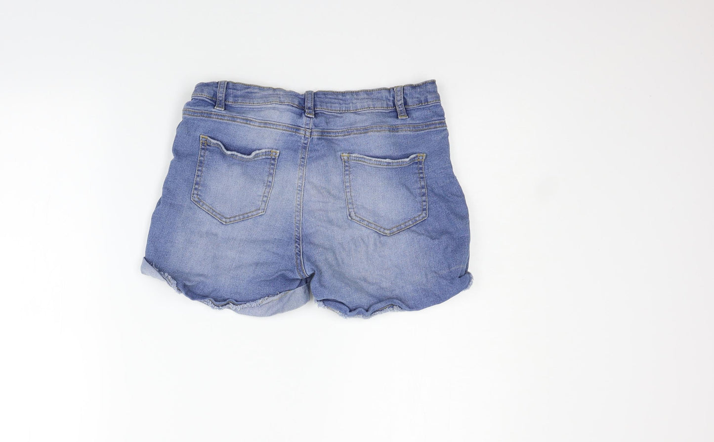 deniem & co Womens Blue   Cut-Off Shorts Size 10