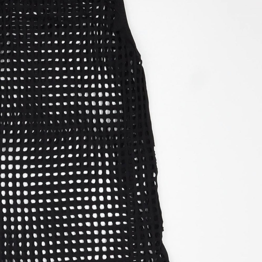 Topshop Womens Black   Basic T-Shirt Size 6