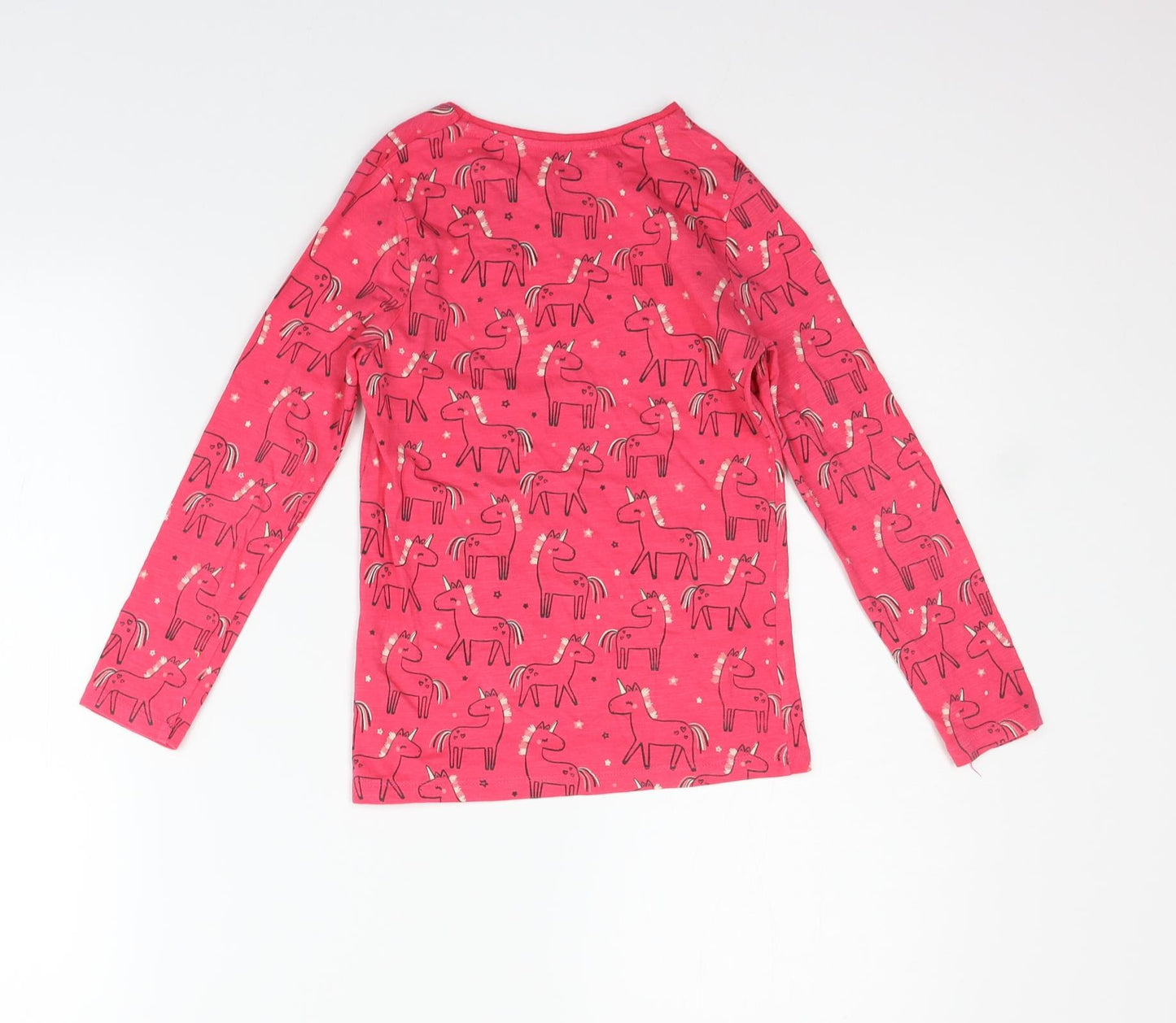 F&F Girls Pink   Basic T-Shirt Size 6-7 Years