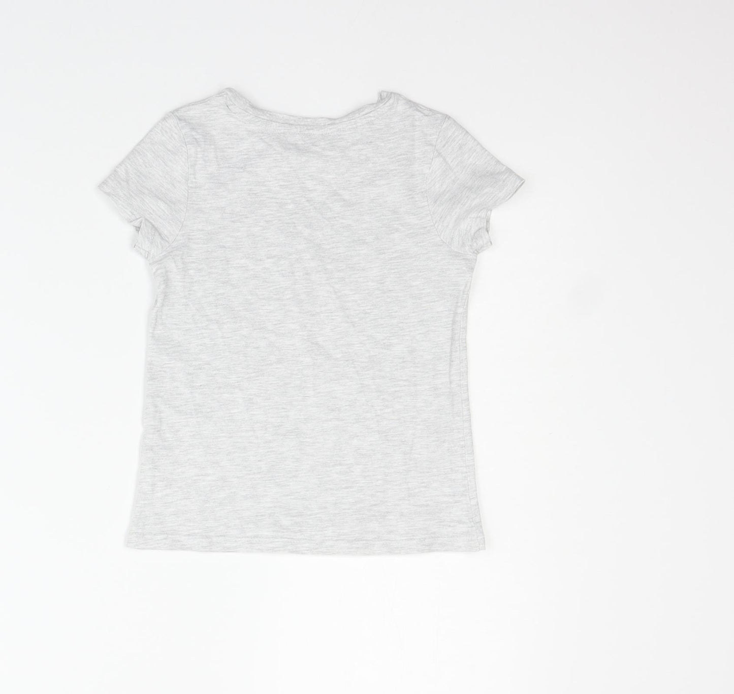 George Girls Grey   Basic T-Shirt Size 5-6 Years
