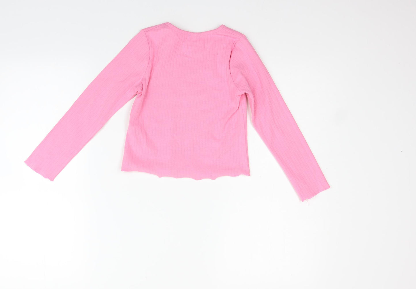 Marks and Spencer Girls Pink   Basic T-Shirt Size 6-7 Years